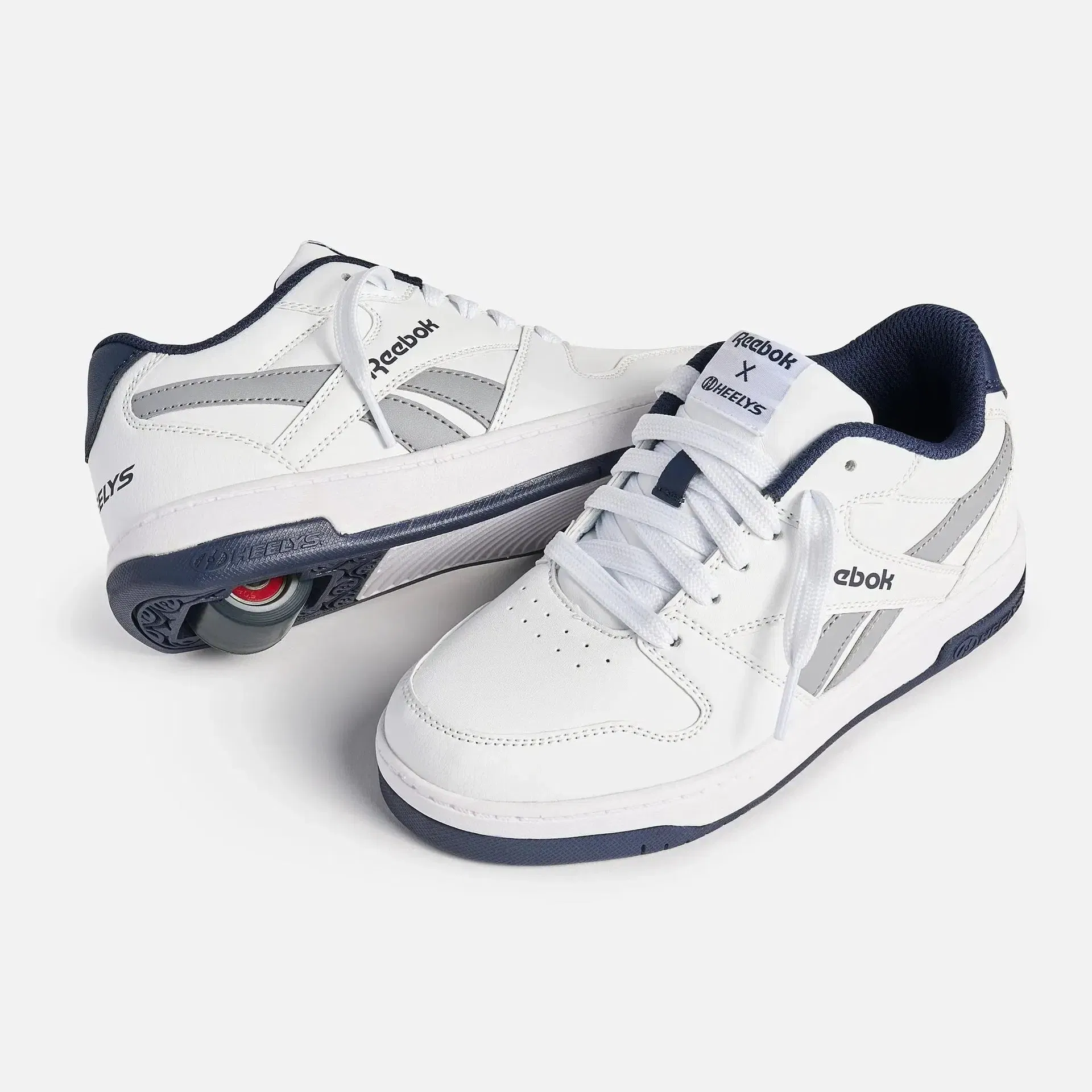 Reebok Bb4500 Low White/Grey/Navy