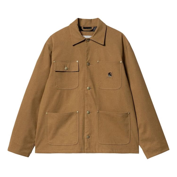 Carhartt WIP Suede Michigan Coat Hamilton Brown