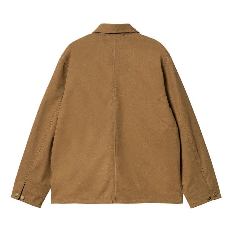 Carhartt WIP Suede Michigan Coat Hamilton Brown