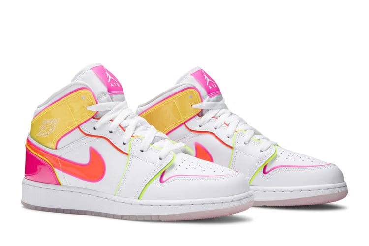 Jordan 1 Mid Edge Glow GS