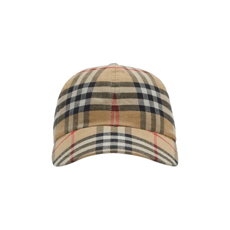 Burberry Check Baseball Cap Archive Beige