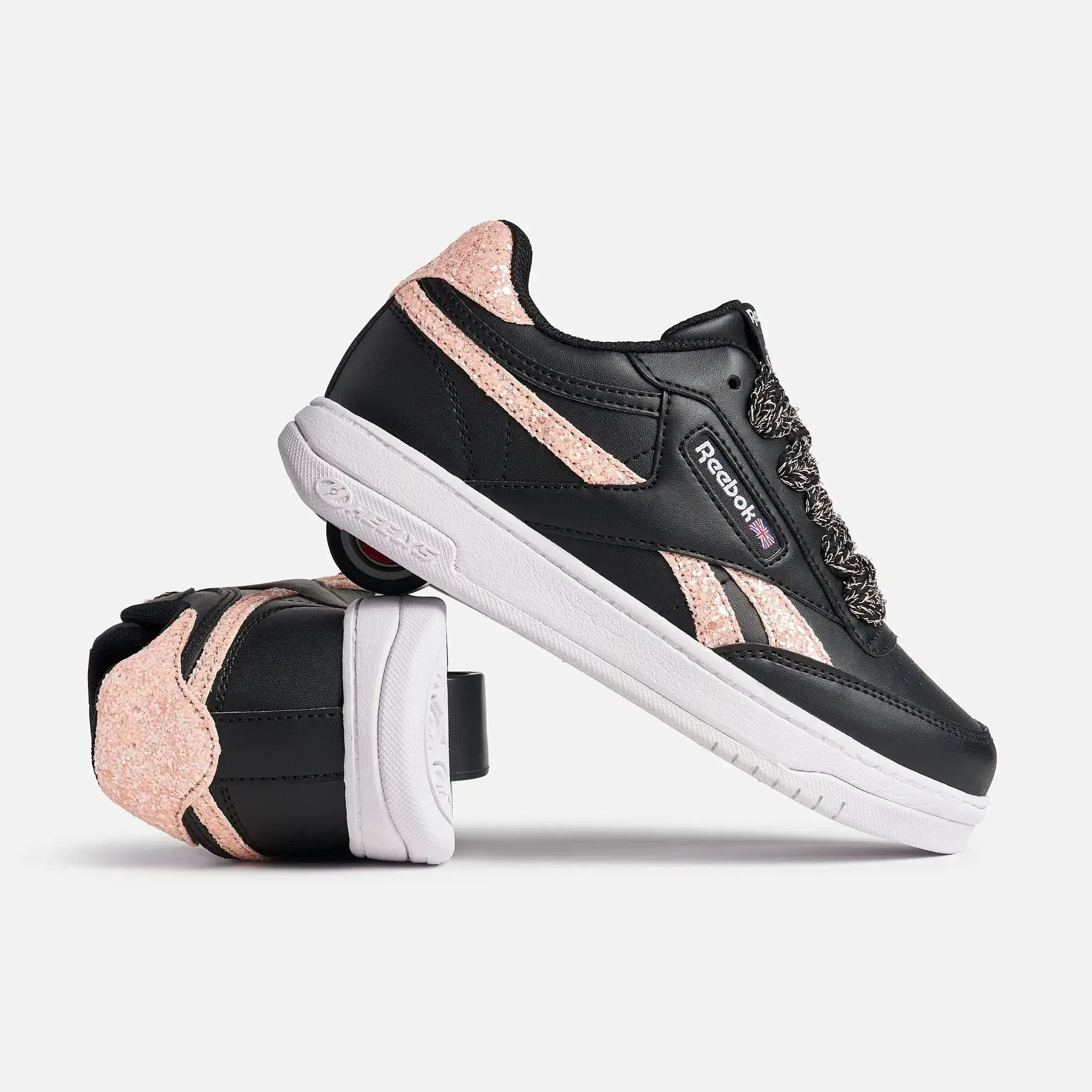 Reebok Club C Shoes Black/Rosegold