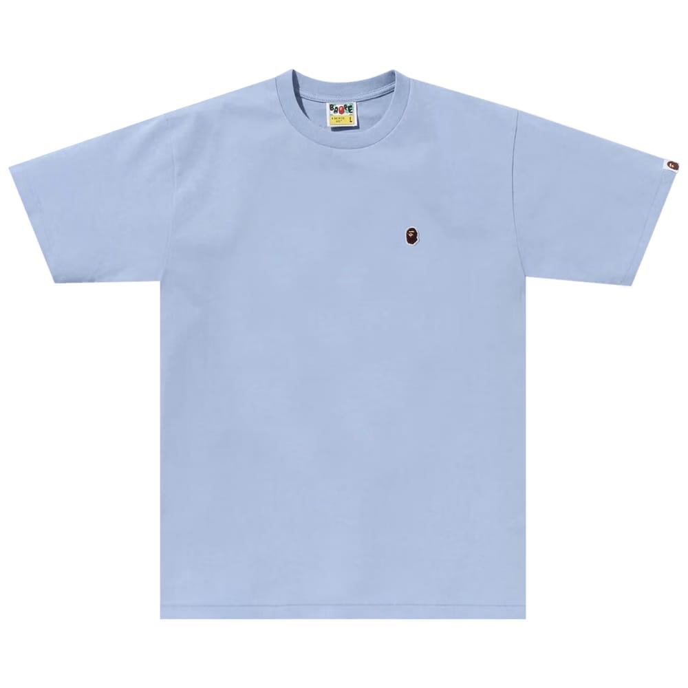 BAPE Ape Head One Point T-Shirt Sax