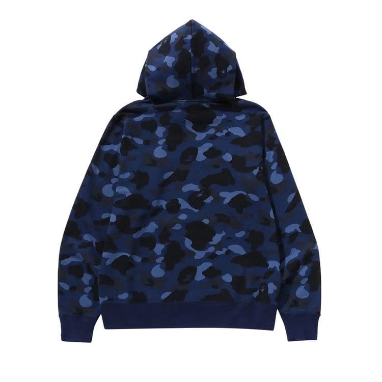 BAPE Color Camo Pullover Hoodie Navy