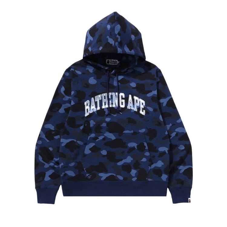 BAPE Color Camo Pullover Hoodie Navy