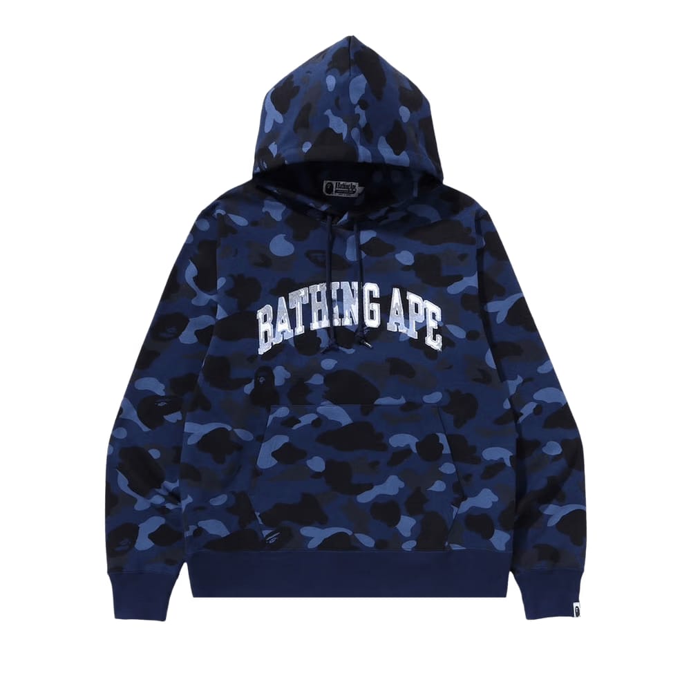 BAPE Color Camo Pullover Hoodie Navy