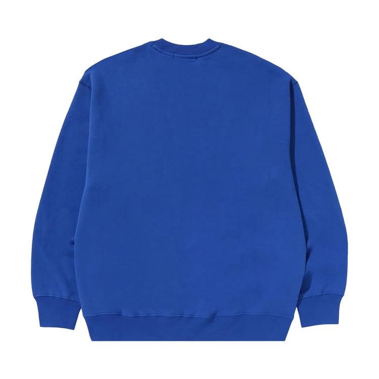 BAPE ABC Camo Ape Head Relaxed Fit Crewneck Sweatshirt Blue