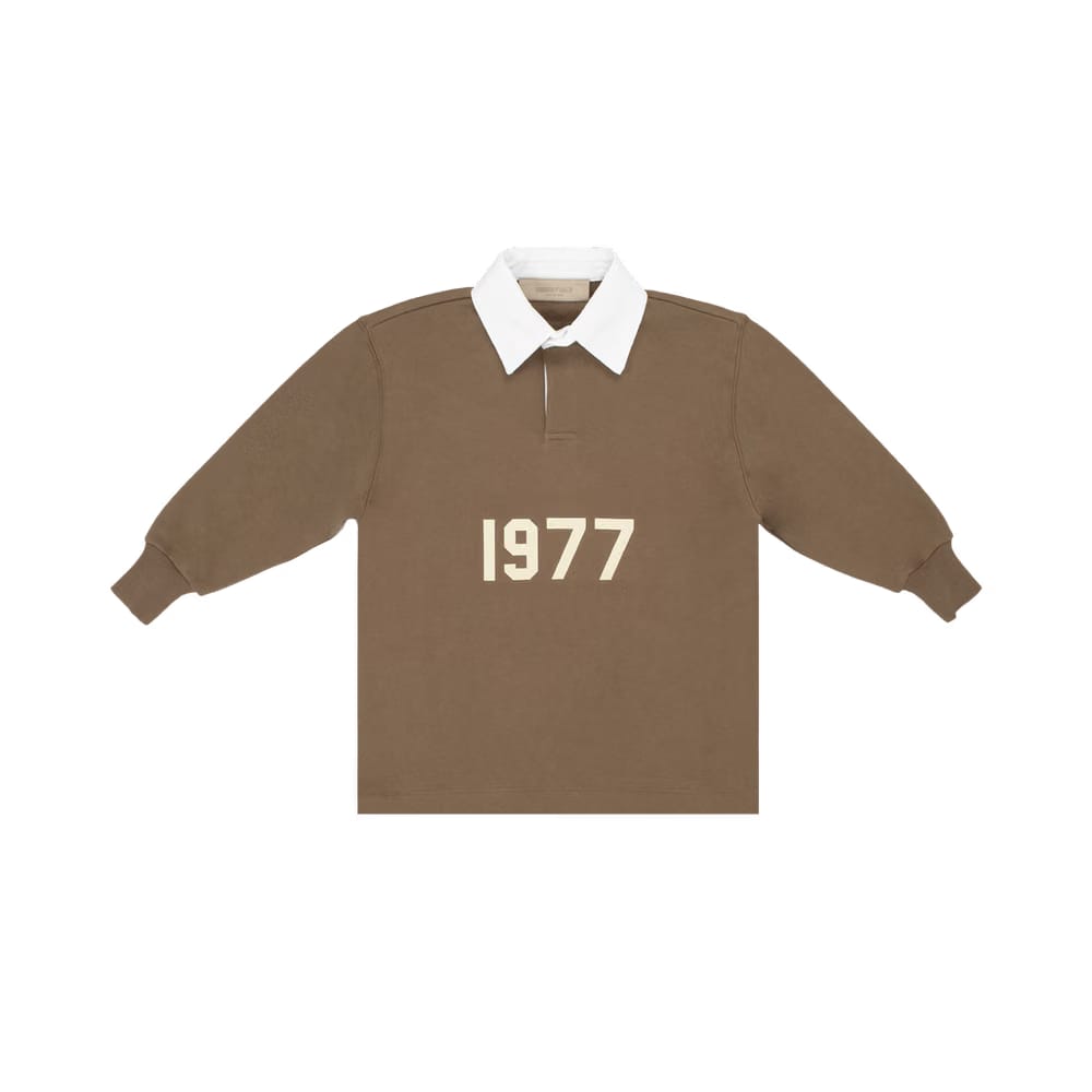 Fear of God Essentials Kids Henley Rugby Wood