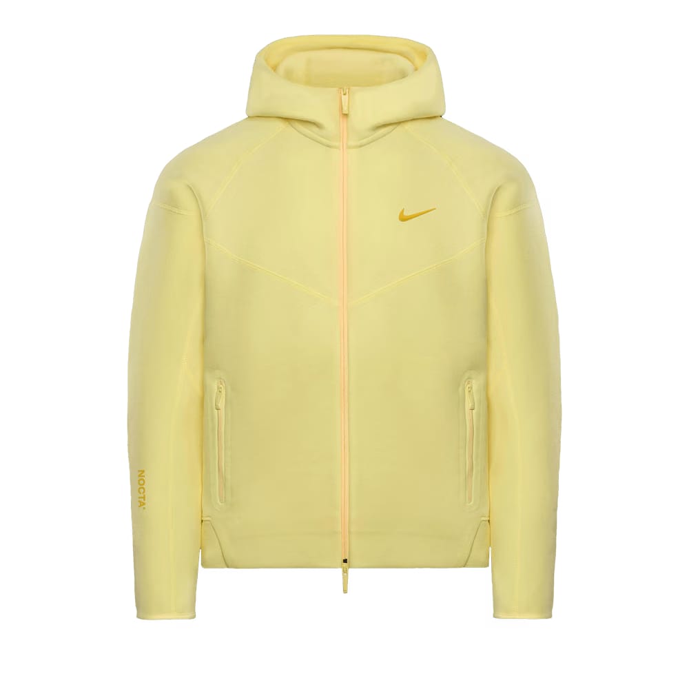 Nike x NOCTA Tech Fleece Full Zip Hoodie Citron Tint