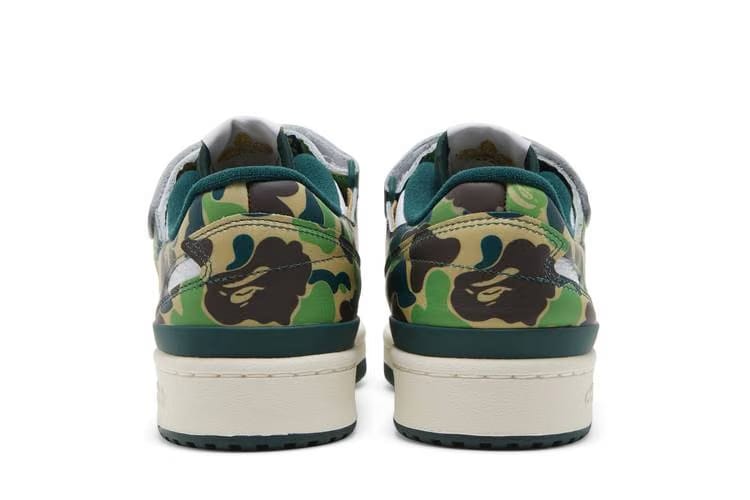 Bape x Adidas Forum 84 Low 30Th Anniversary Green Camo