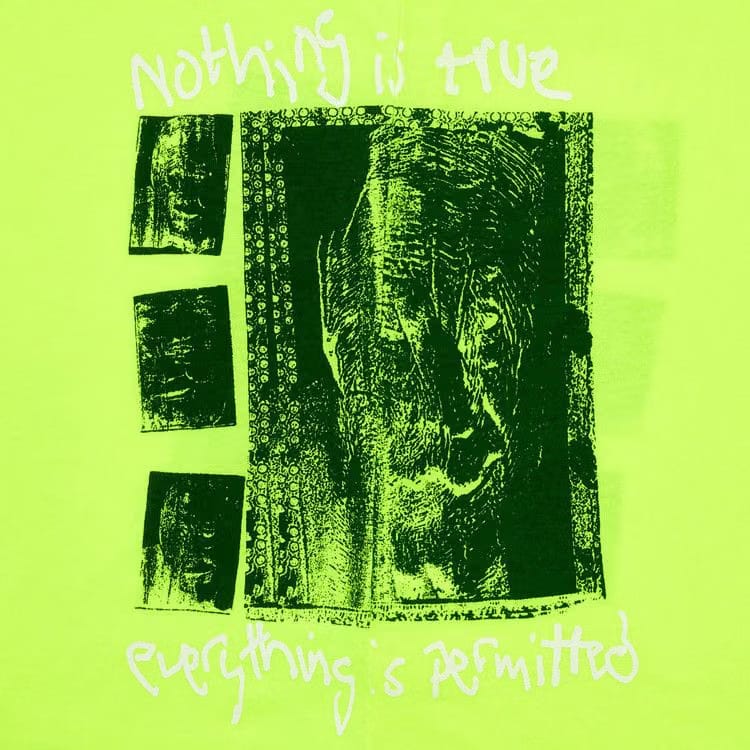 Palace Nothing Is True T-Shirt Fluro Yellow