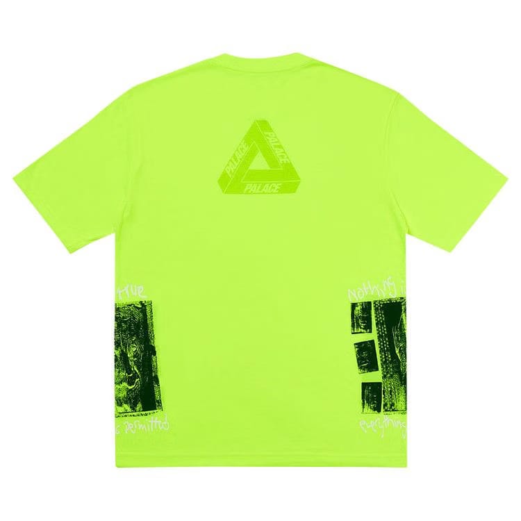 Palace Nothing Is True T-Shirt Fluro Yellow