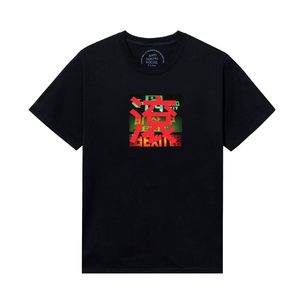Anti Social Social Club Exit T-Shirt Black