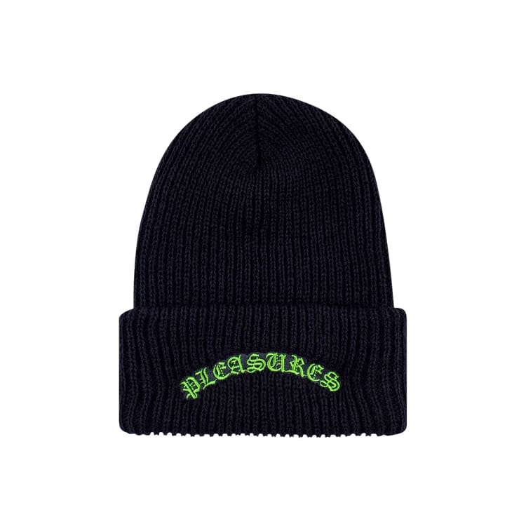 Pleasures Old E Beanie Black