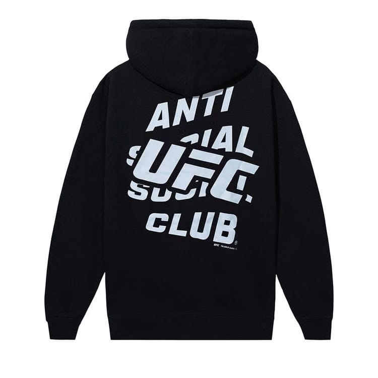 Anti Social Social Club x UFC Bruce Buffer Hoodie Black