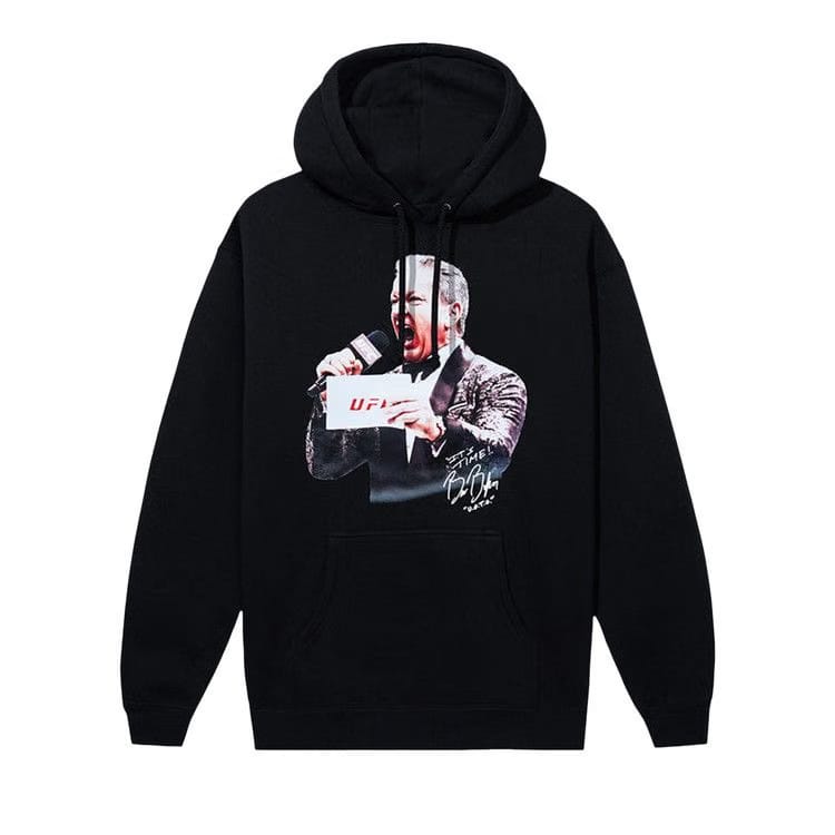 Anti Social Social Club x UFC Bruce Buffer Hoodie Black