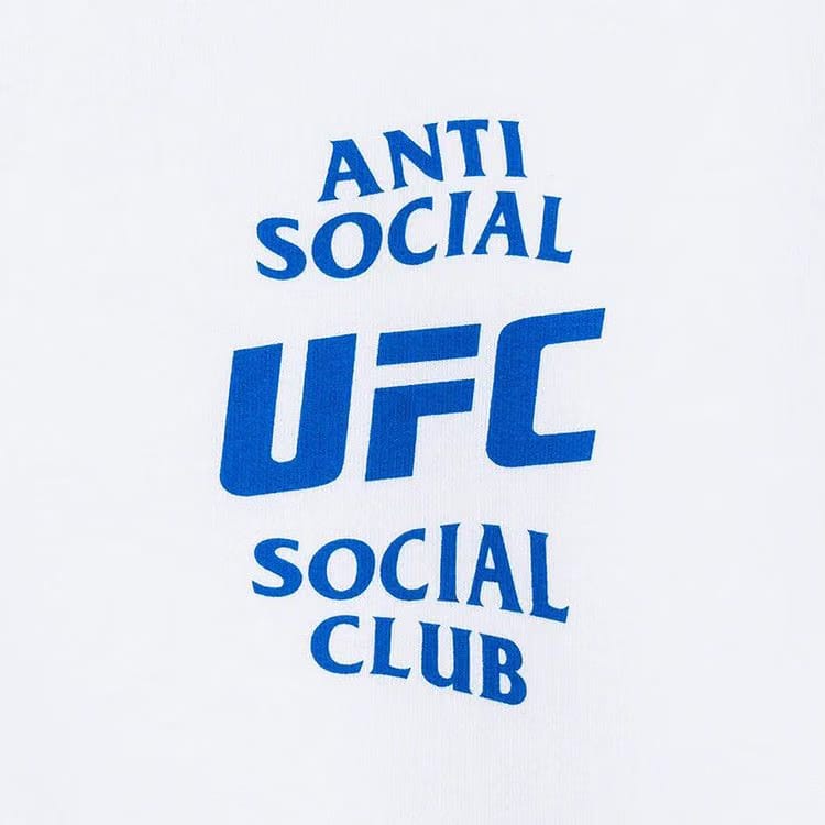 Anti Social Social Club x UFC Self-Titled Hoodie White