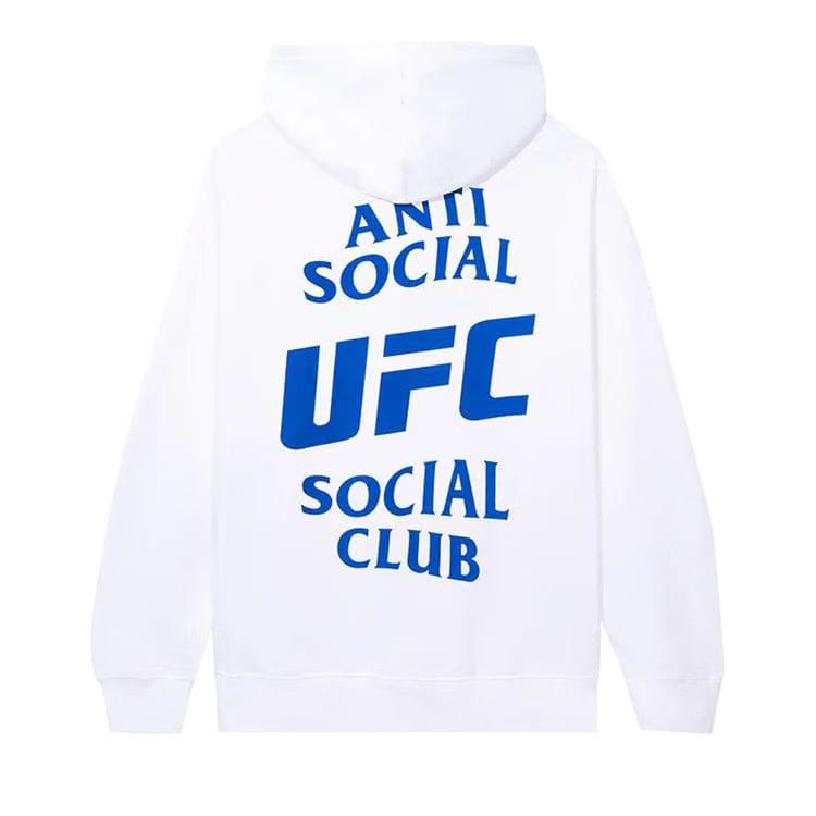 Anti Social Social Club x UFC Self-Titled Hoodie White