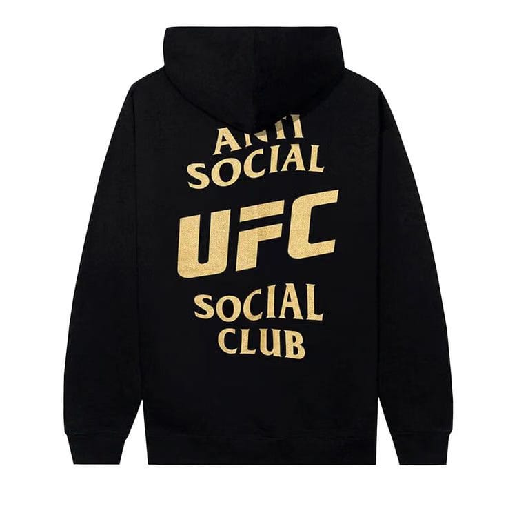 Anti Social Social Club x UFC Self Titled Hoodie Black