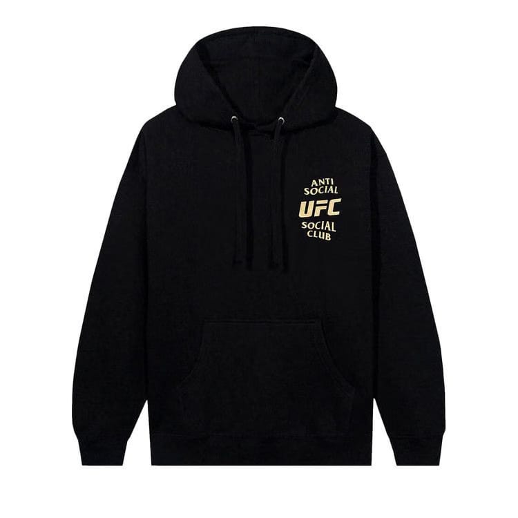 Anti Social Social Club x UFC Self Titled Hoodie Black