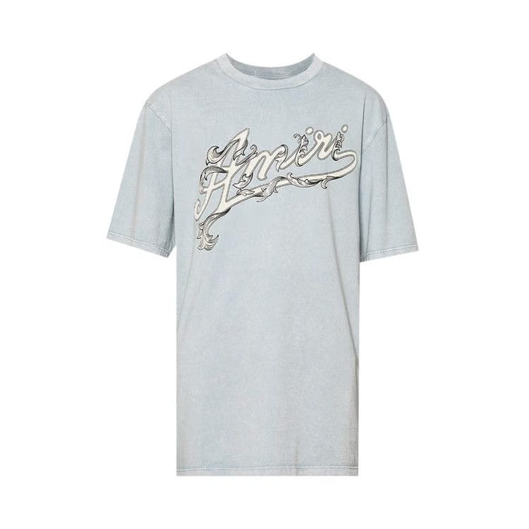 Amiri Filigree T-Shirt Ashley Blue