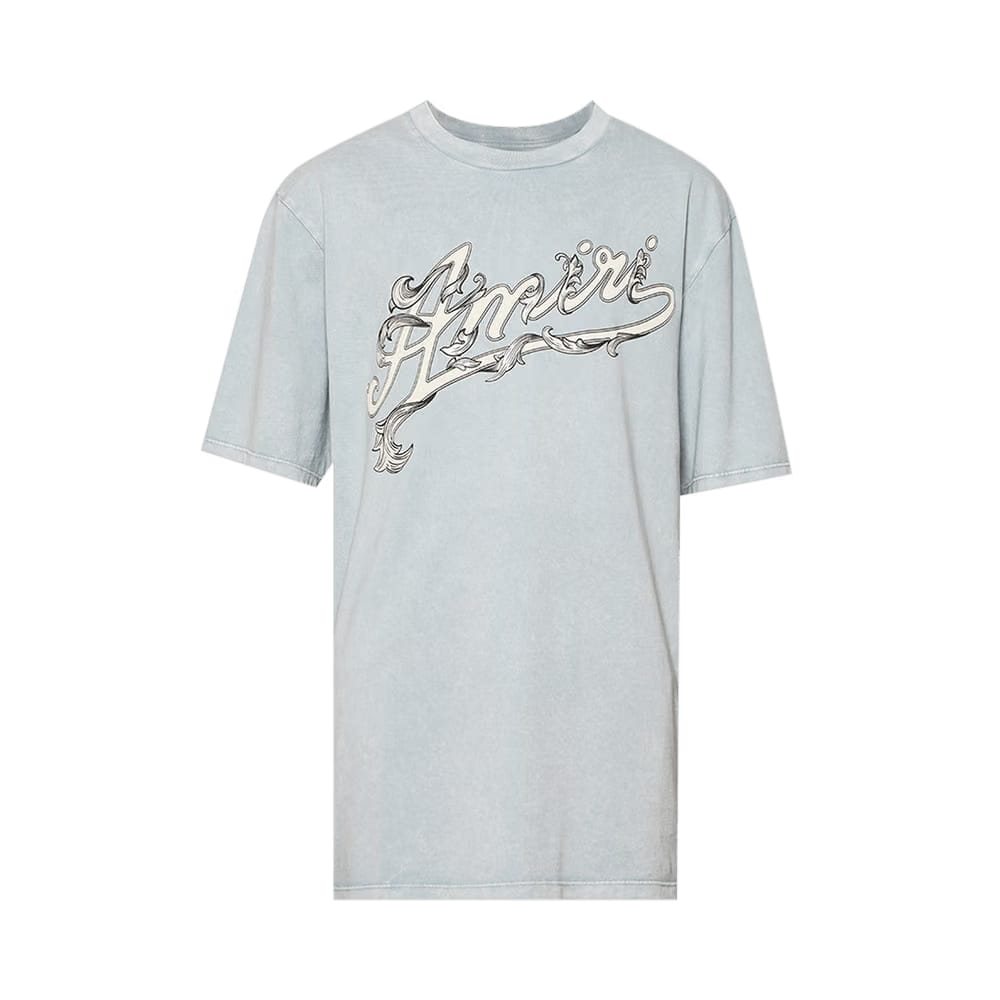 Amiri Filigree T-Shirt Ashley Blue