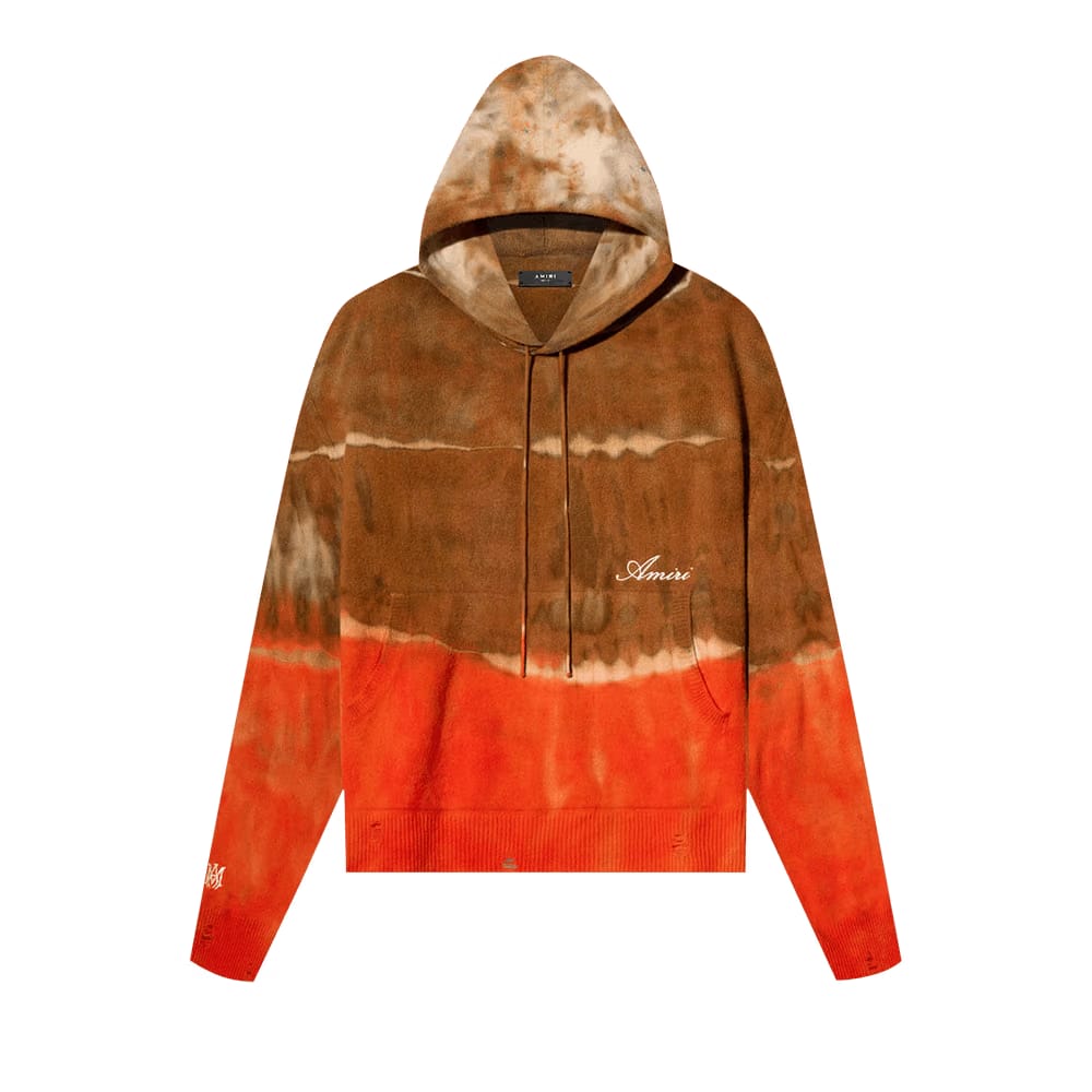 Amiri Tie Dye Hoodie Orange