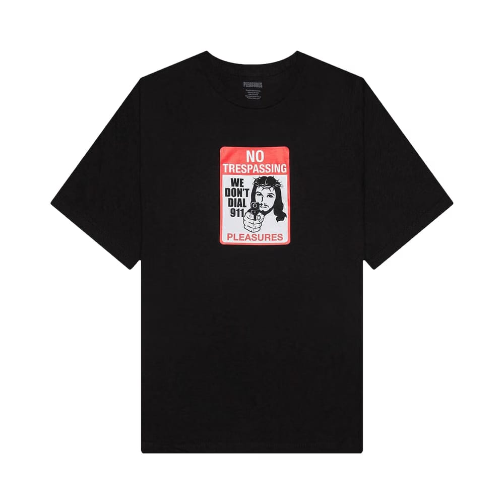 Pleasures Trespass T-Shirt Black
