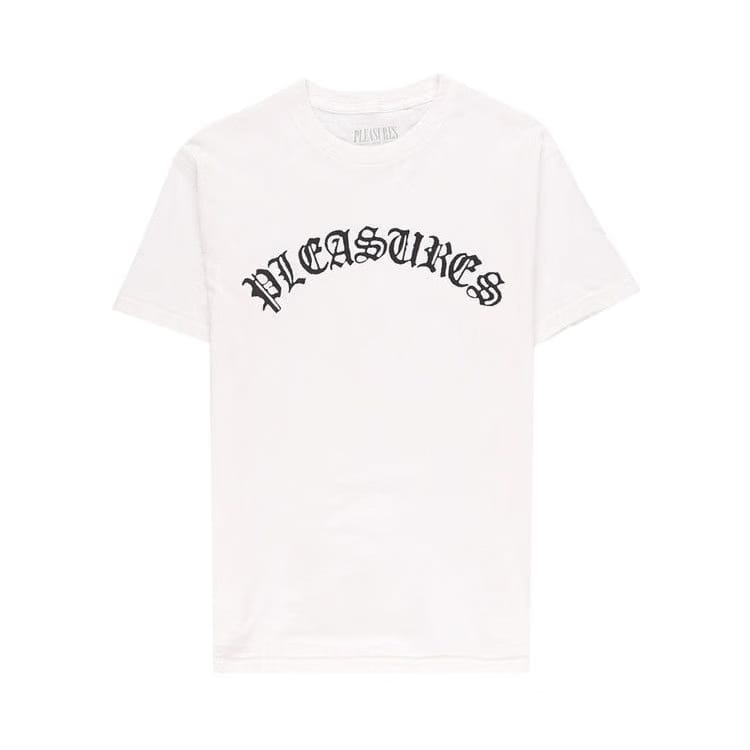 Pleasures Old E Logo T-Shirt White
