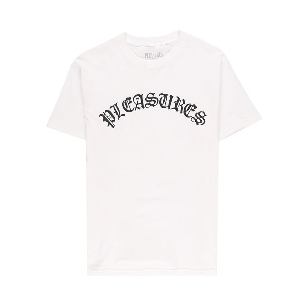 Pleasures Old E Logo T-Shirt White