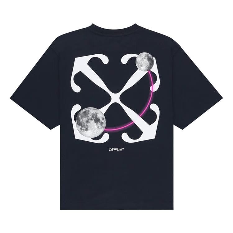 Off-White DBL Moon Arrow Skate T-Shirt Black/White