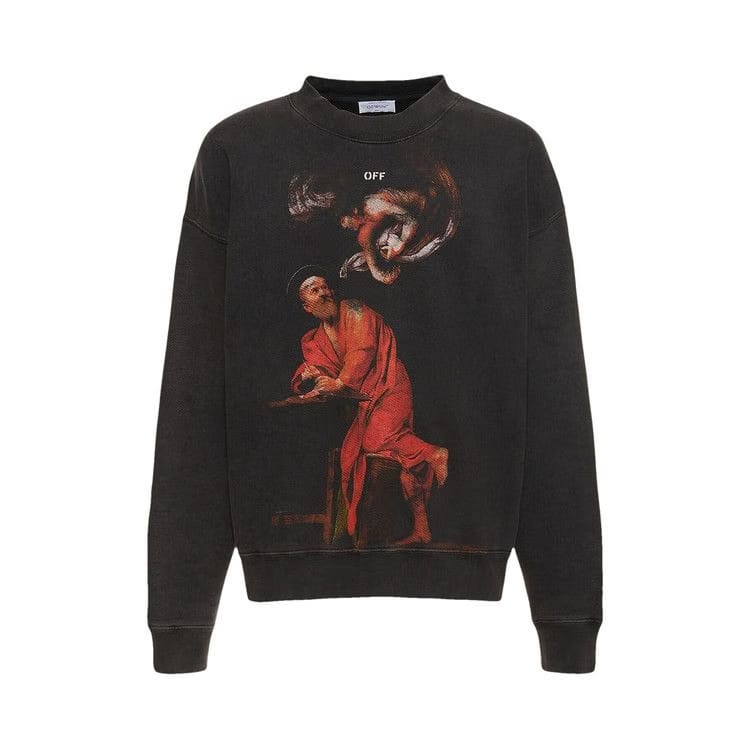 Off-White Saint Matthew Skate Crewneck Black/Multicolor