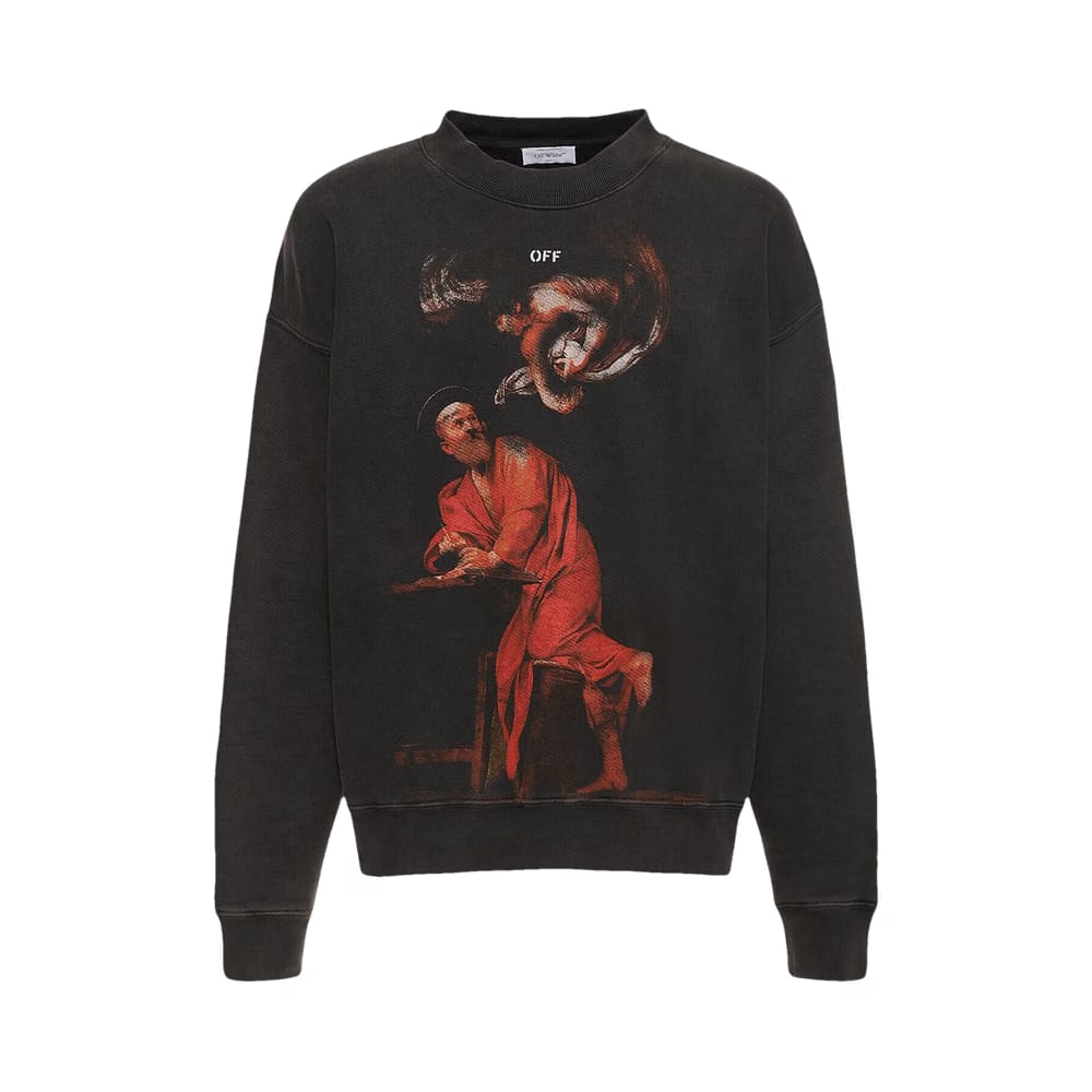 Off-White Saint Matthew Skate Crewneck Black/Multicolor