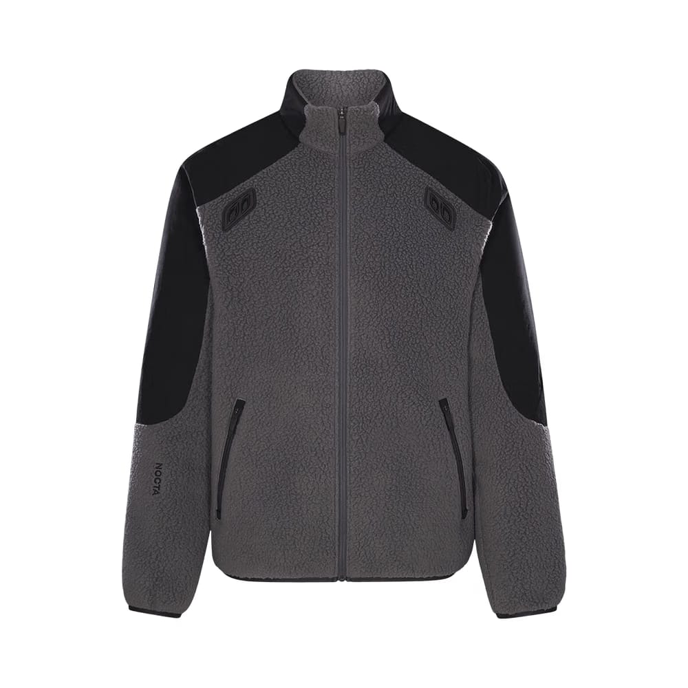Nike x NOCTA Tahr Sherpa Zip-Up Jacket Iron Gray
