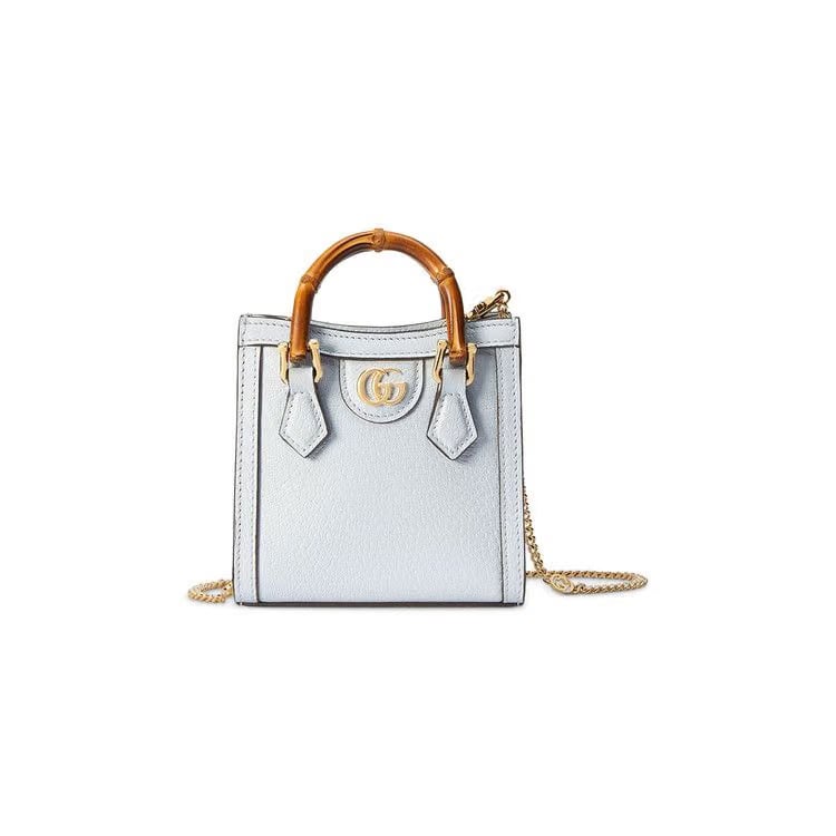 Gucci Diana Super Mini Bag Snow/Light Blue