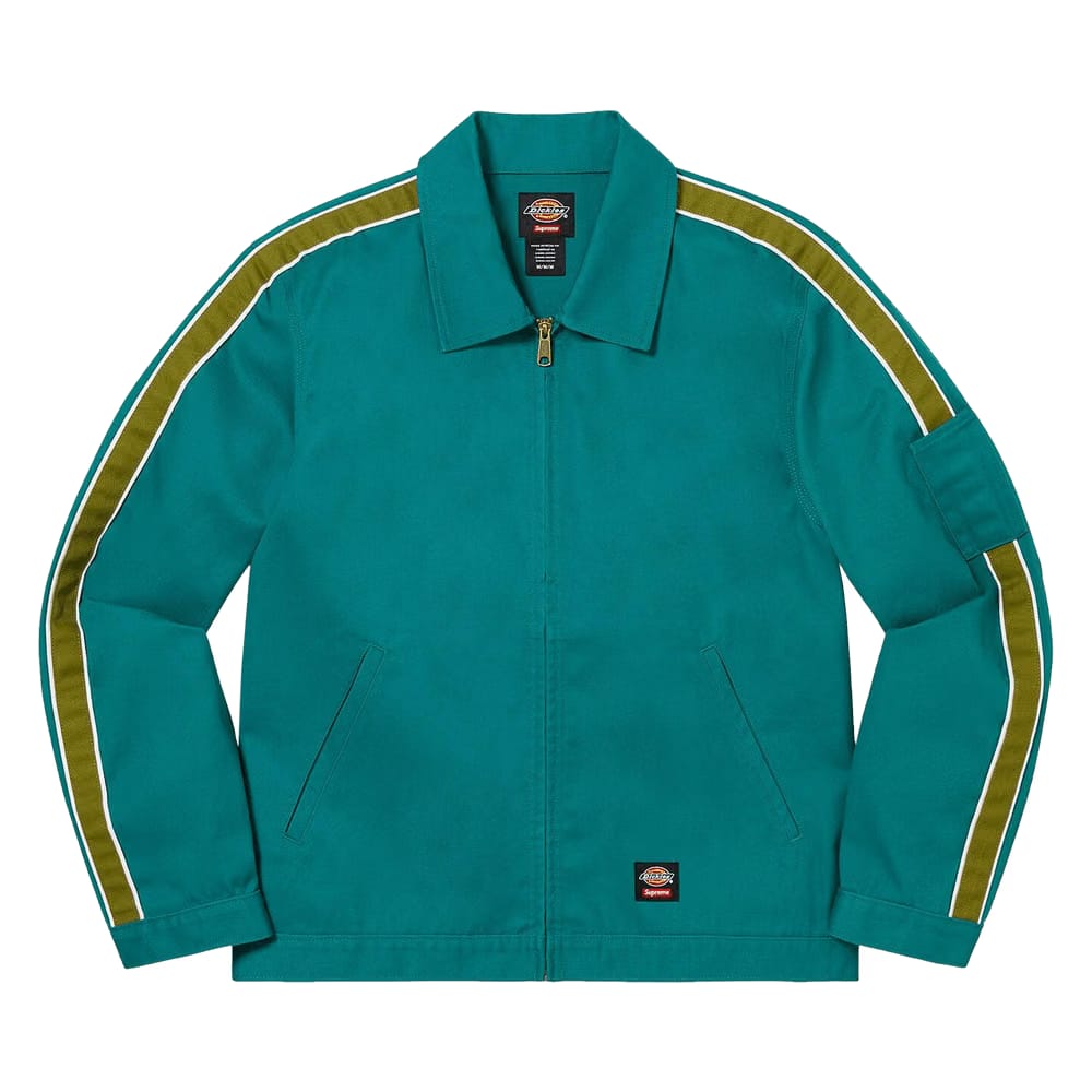 Supreme x Dickies Stripe Eisenhower Jacket Teal