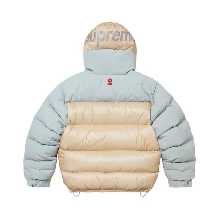 Supreme x Marmot 800-Fill Down Parka Tan