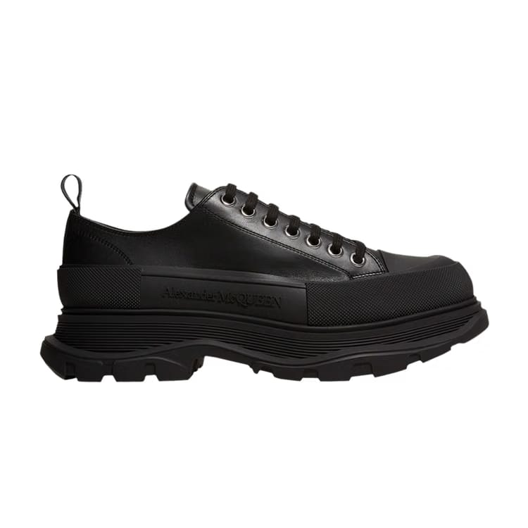 Alexander McQueen Wmns Tread Slick Lace Up 'Black'