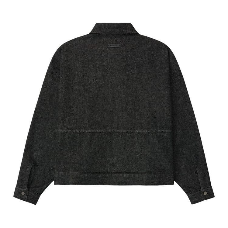 Fear of God Essentials Denim Work Jacket Vintage Black