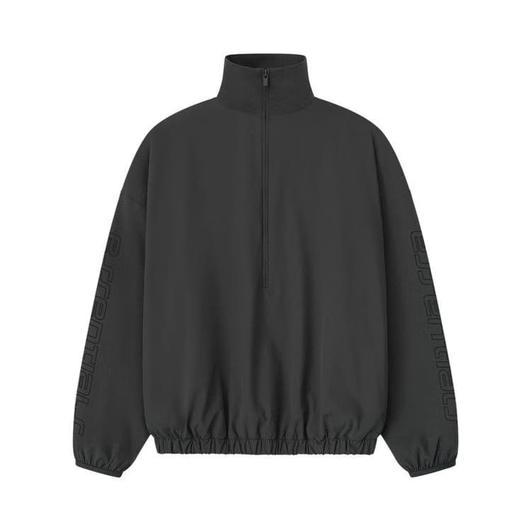 Fear of God Essentials Nylon Half Zip Track Jacket Iron Grey