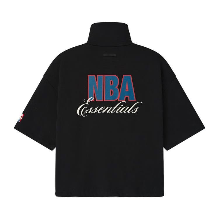 Fear of God Essentials NBA Fleece High Neck Jacket Black