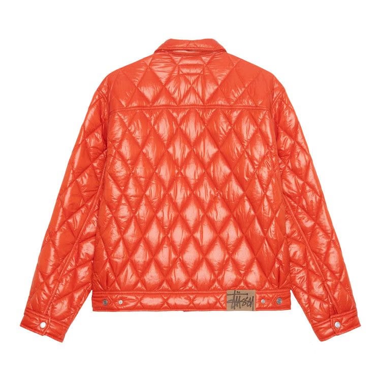 Stussy Ranch Jacket Quilted Nylon Persimmon