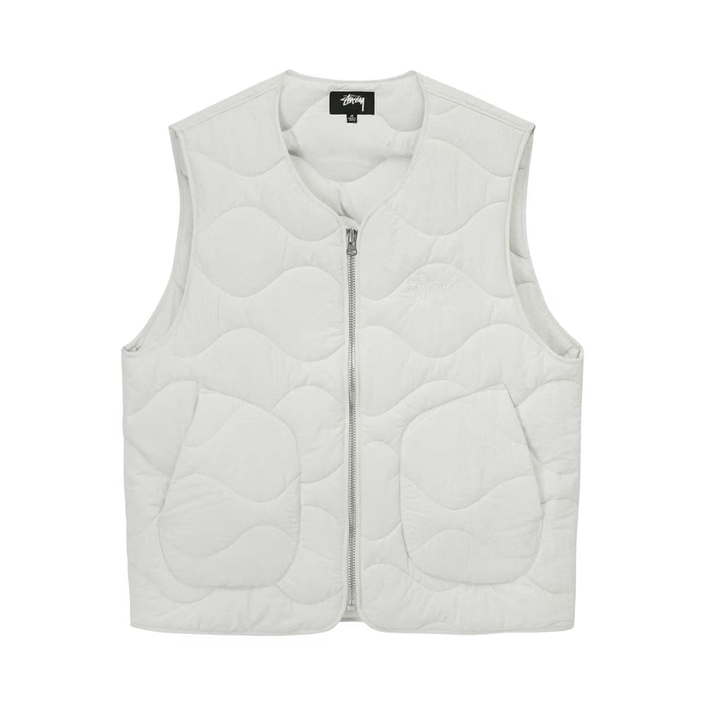 Stussy Recycled Nylon Liner Vest Bone