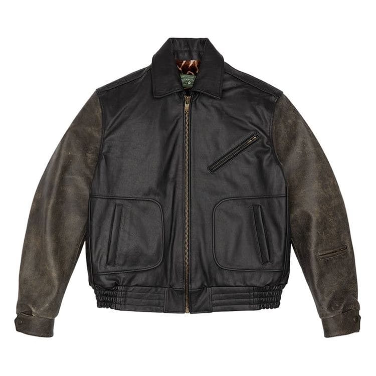Denim Tears Leather Moto Jacket Multicolor