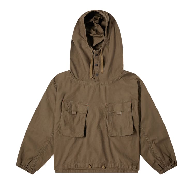Brain Dead Military Cloth Smock Jacket Olive