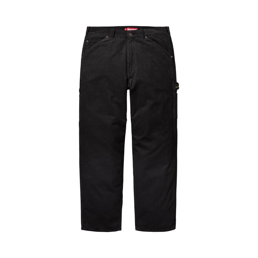 Supreme Wide Wale Corduroy Painter Pant Black