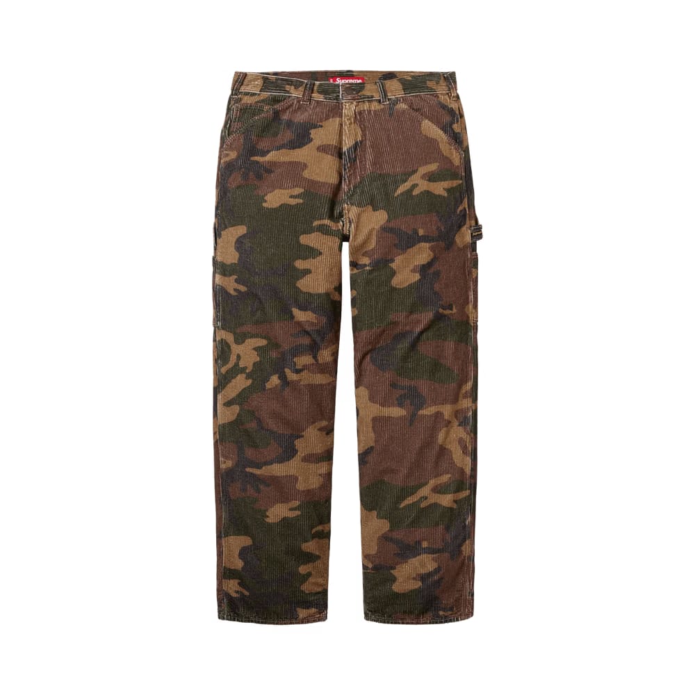 Supreme Wide Wale Corduroy Painter Pant Woodland Camo