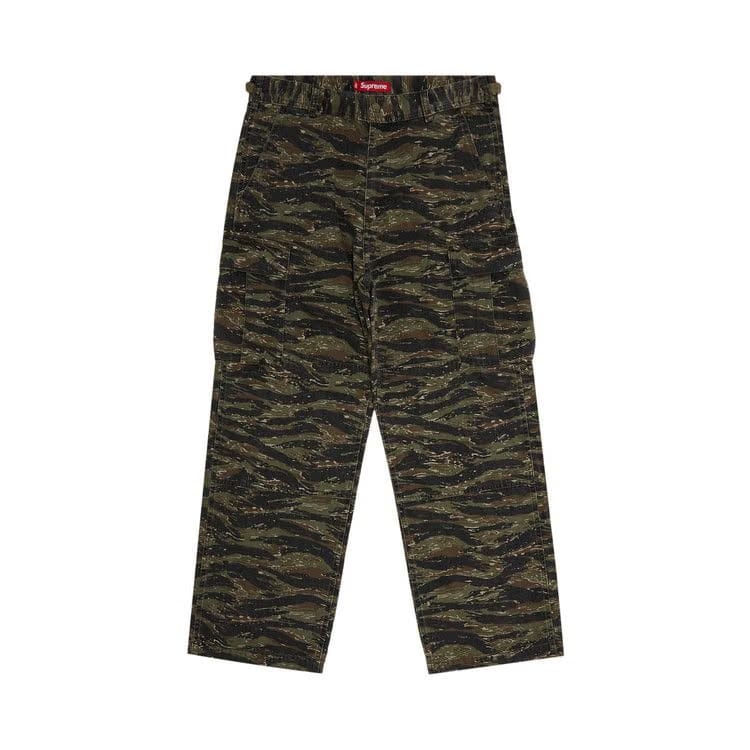 Supreme Cargo Pant Olive Tiger Camo
