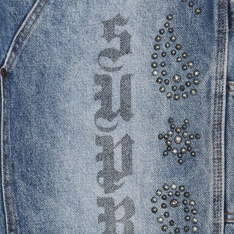 Supreme Paisley Studded Double Knee Painter Pant Washed Blue