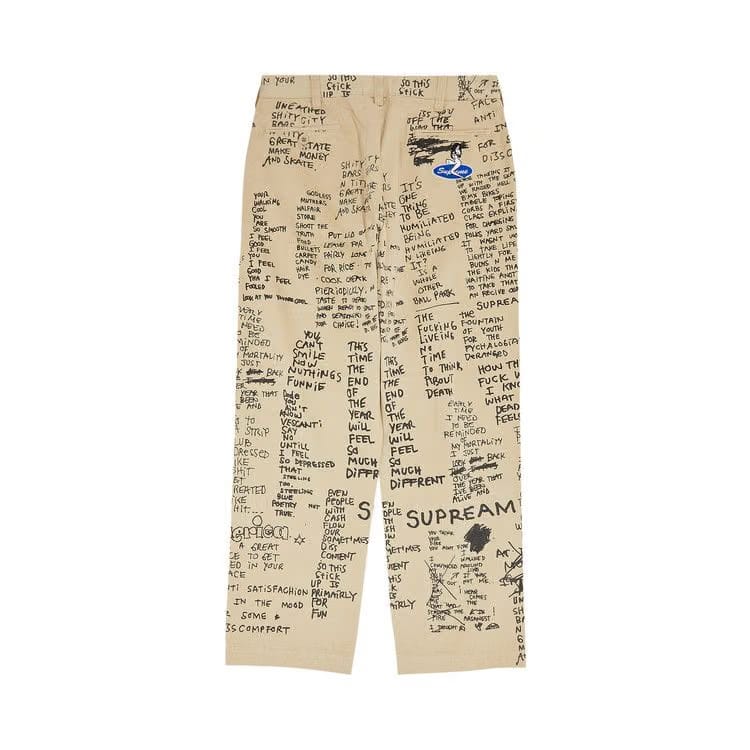 Supreme Gonz Poems Chino Pant Khaki